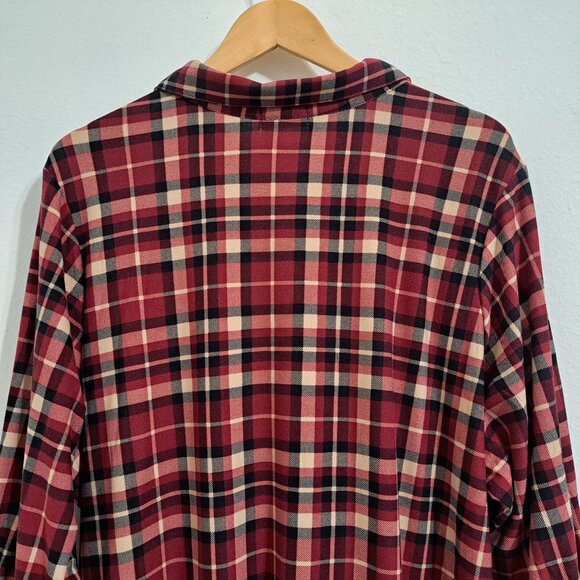 Jolie&Joy Women Plus Size 3X Christmas Plaid Dress Long Sleeve NWT - Picture 4 of 10